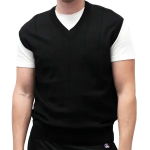 Lord Daniel Black Crosby Sleeveless Pullover Vest - CROSBY42