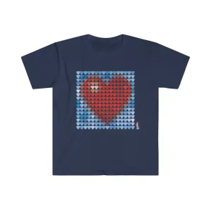Love From a Distance - Men's Fitted Workout T Shirt