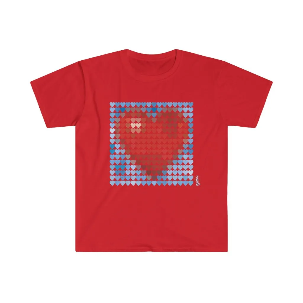 Love From a Distance - Men's Fitted Workout T Shirt
