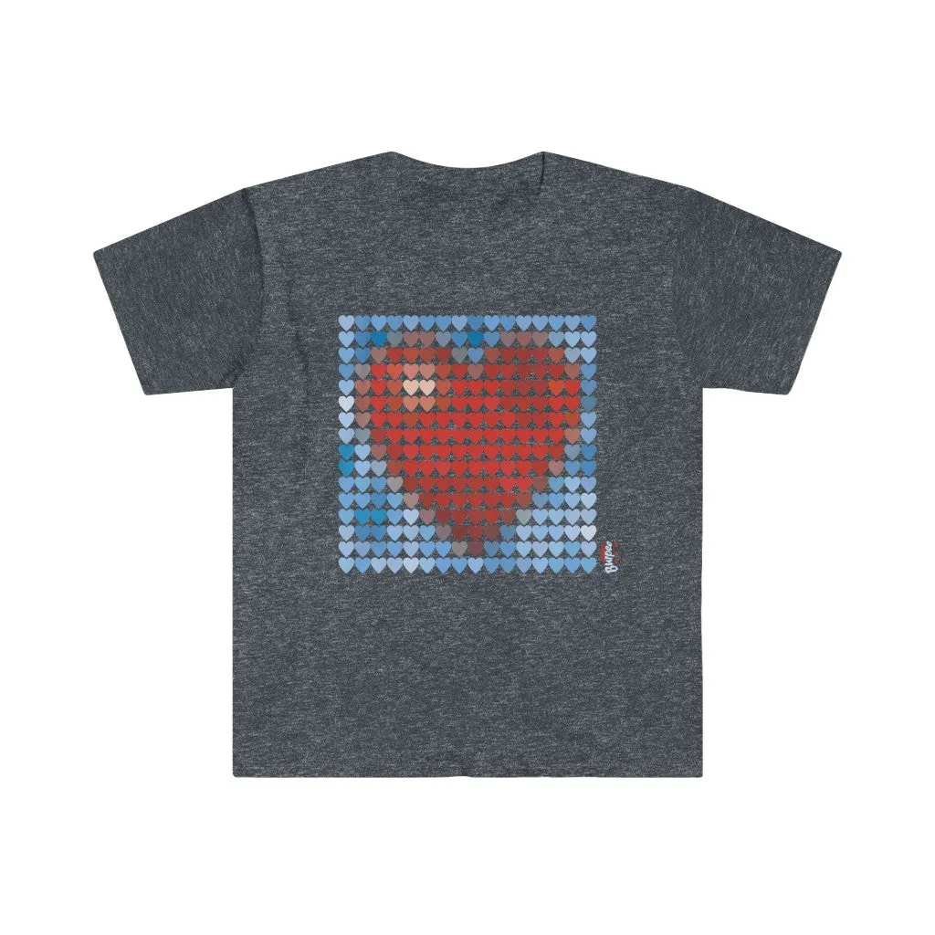 Love From a Distance - Men's Fitted Workout T Shirt