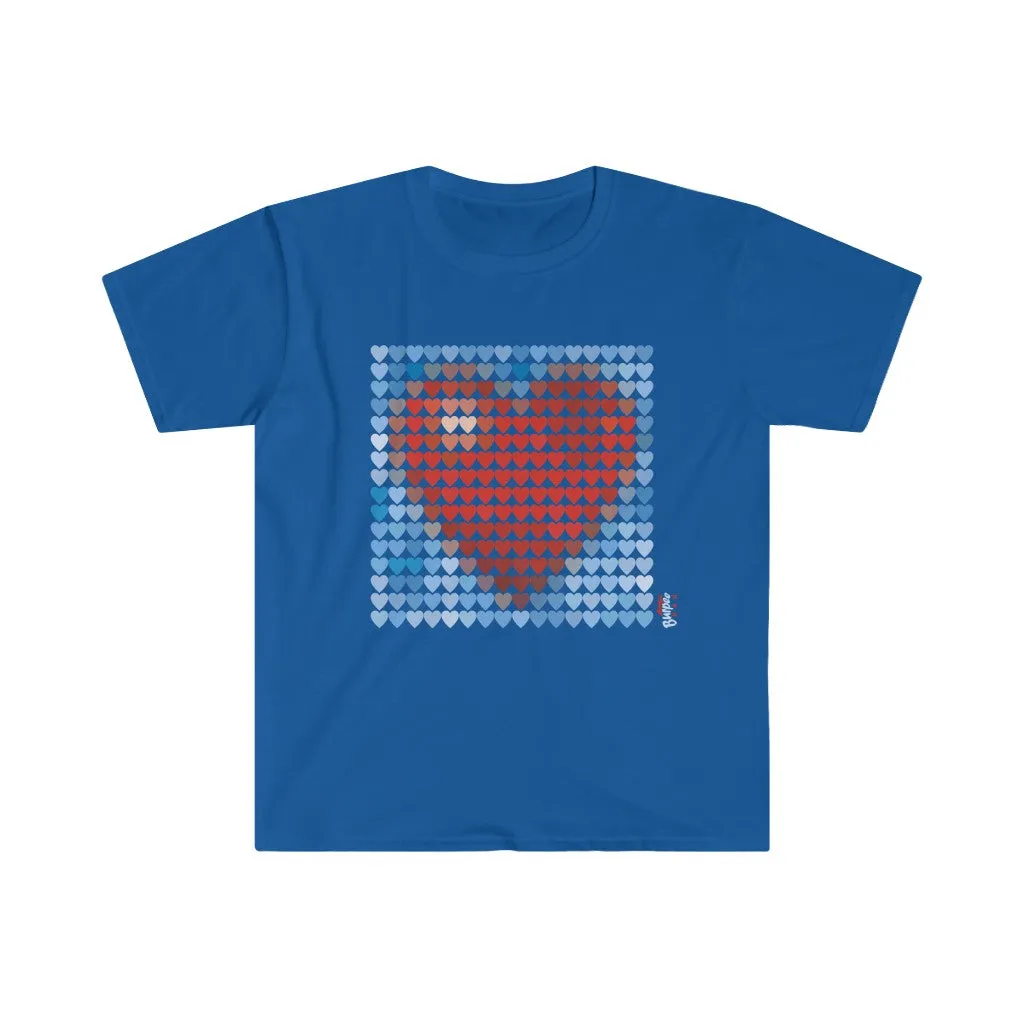 Love From a Distance - Men's Fitted Workout T Shirt