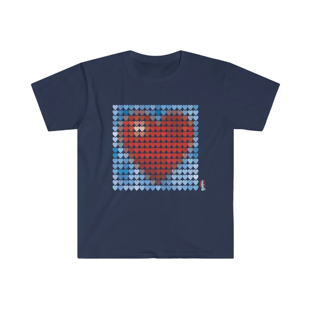 Love From a Distance - Men's Fitted Workout T Shirt