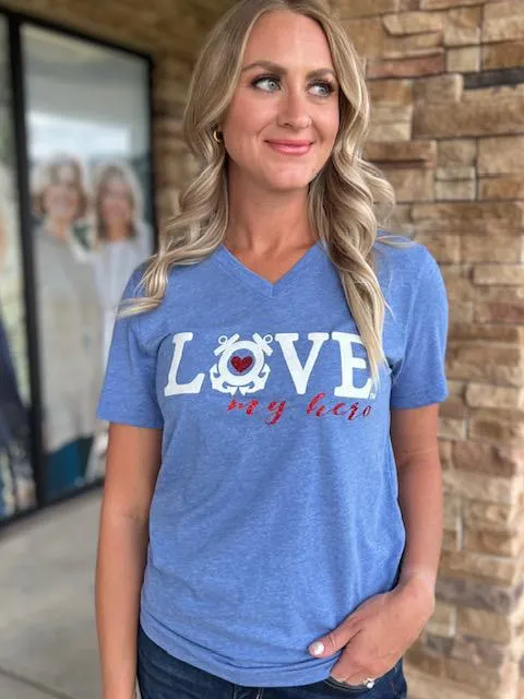 Love My Hero Tee - Coast Guard