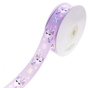 Lovely Unicorn Satin Ribbon, 7/8-Inch, 10-Yard