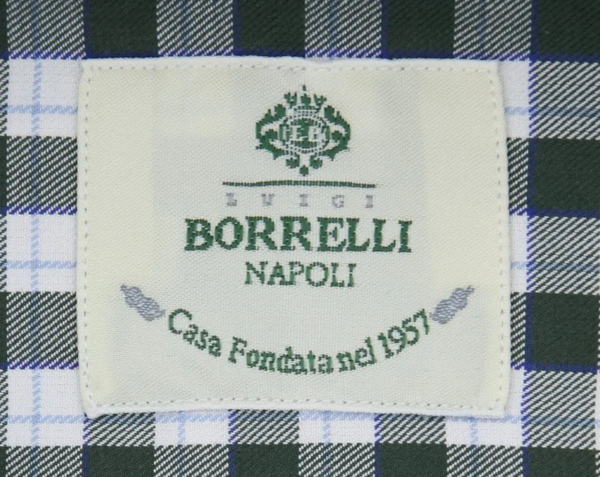 Luigi Borrelli Dark Green Shirt - Extra Slim