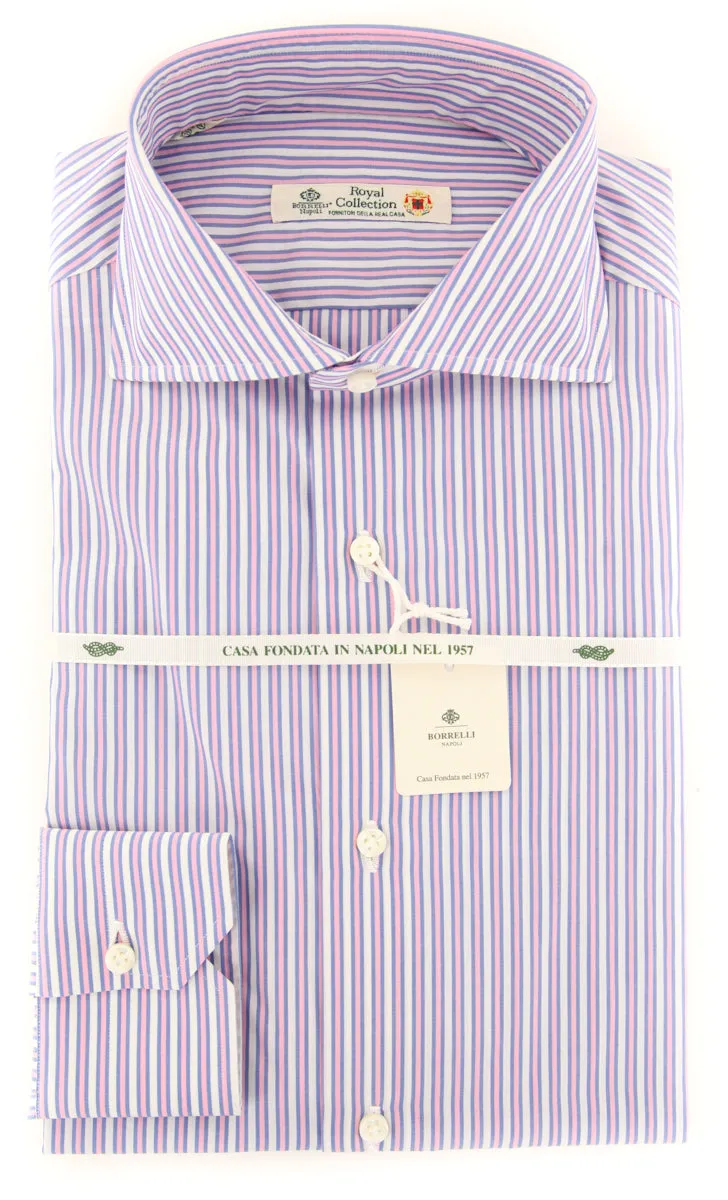 Luigi Borrelli Pink Shirt - Slim