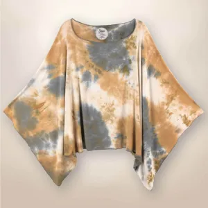 Luna Midwaist Tie Dye Top - Nopal