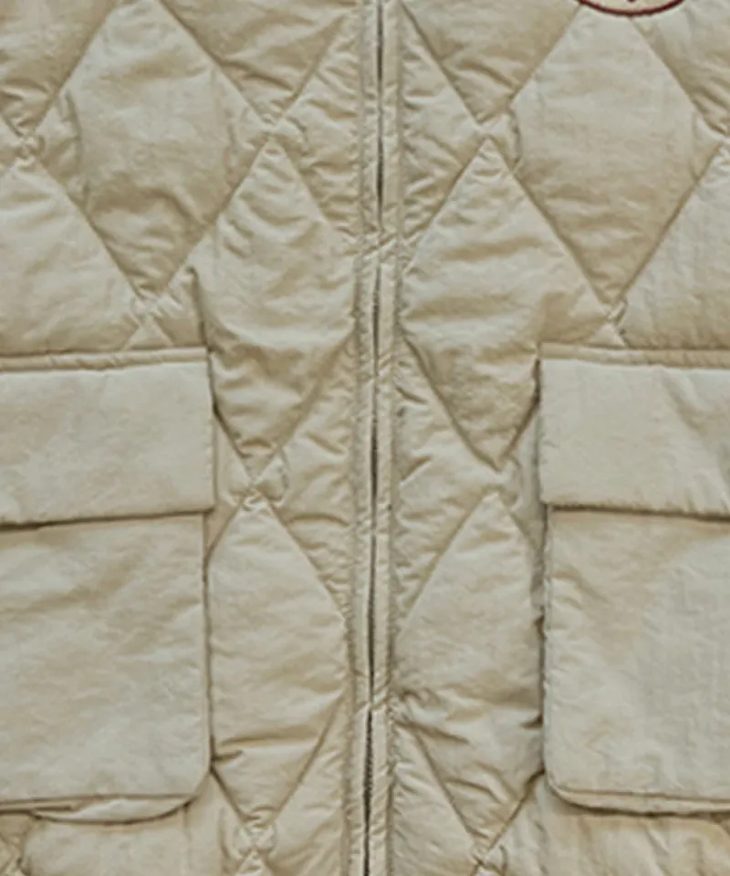 MAGIA Down Padding Vest - Dark Beige