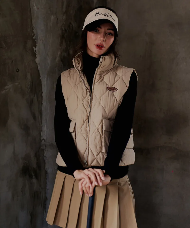 MAGIA Down Padding Vest - Dark Beige