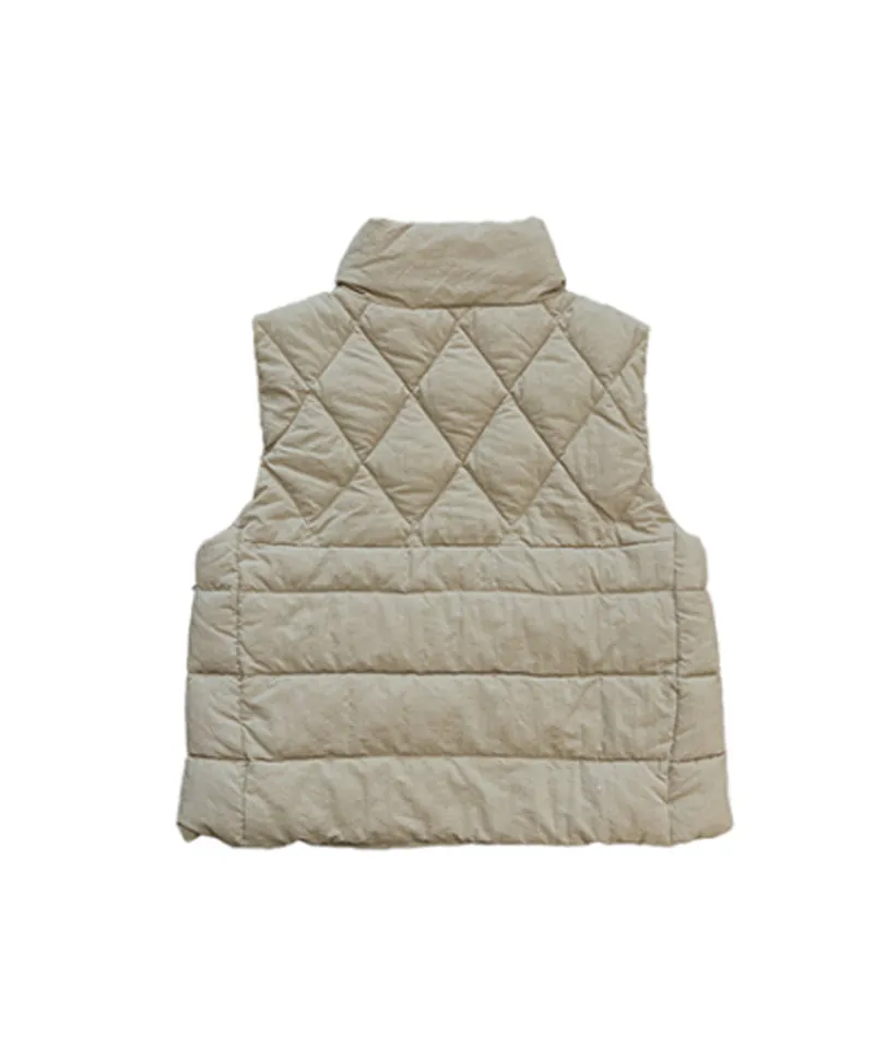 MAGIA Down Padding Vest - Dark Beige