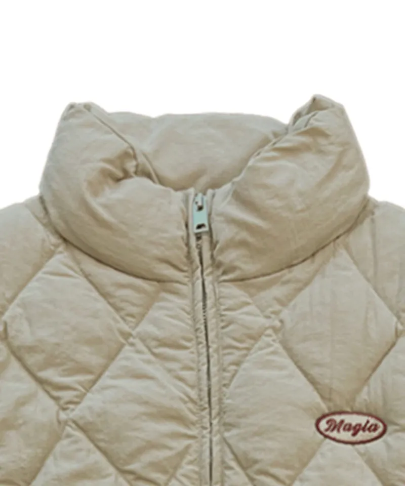 MAGIA Down Padding Vest - Dark Beige