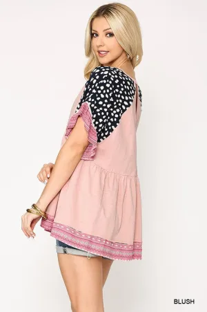 Make it Happen Tunic: Blush