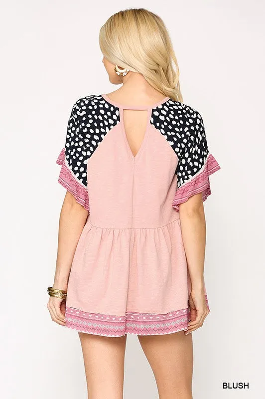 Make it Happen Tunic: Blush