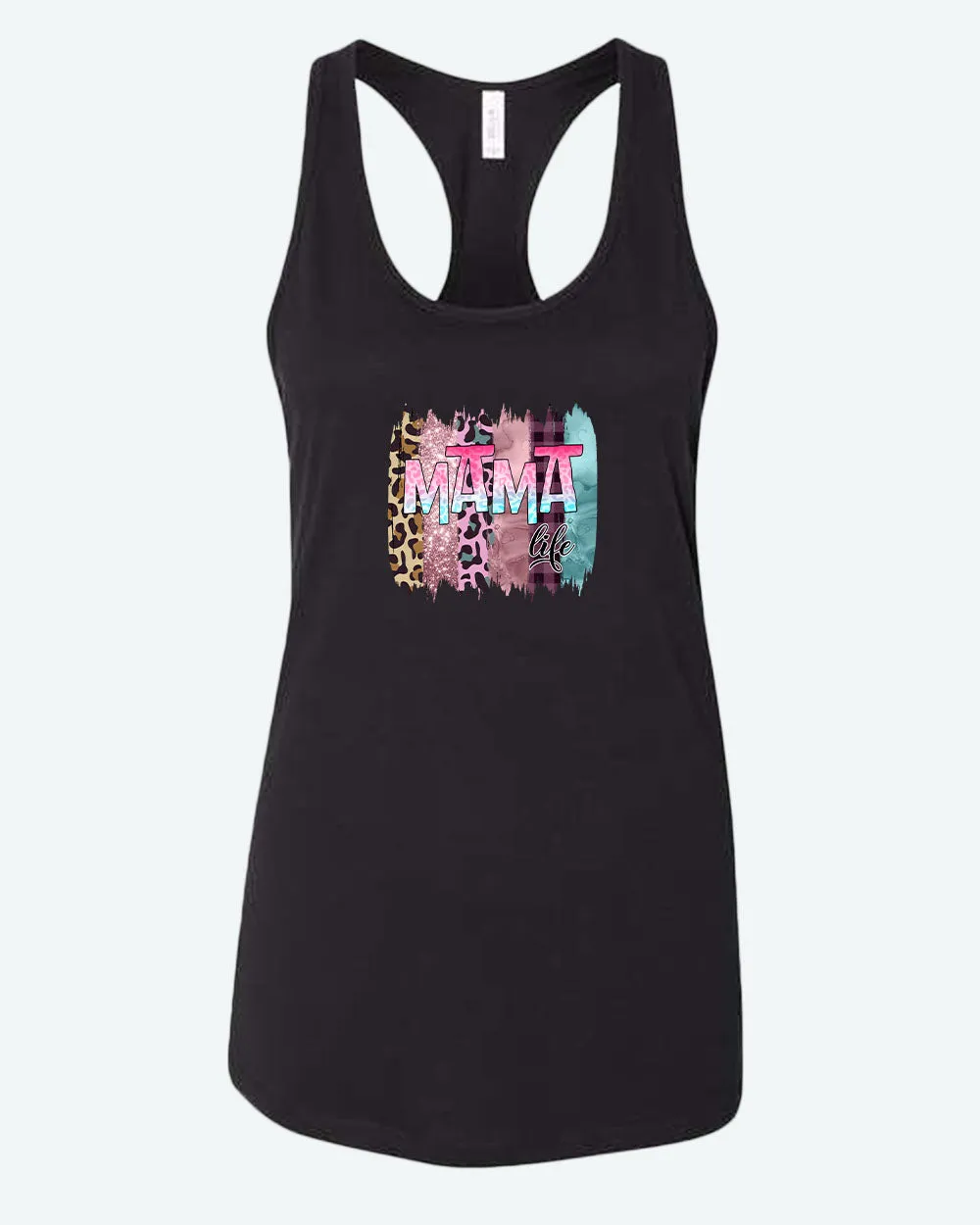 Mama colorful cheetah tank top