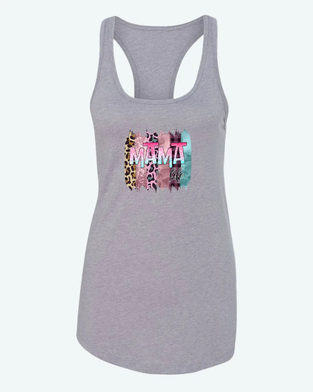 Mama colorful cheetah tank top