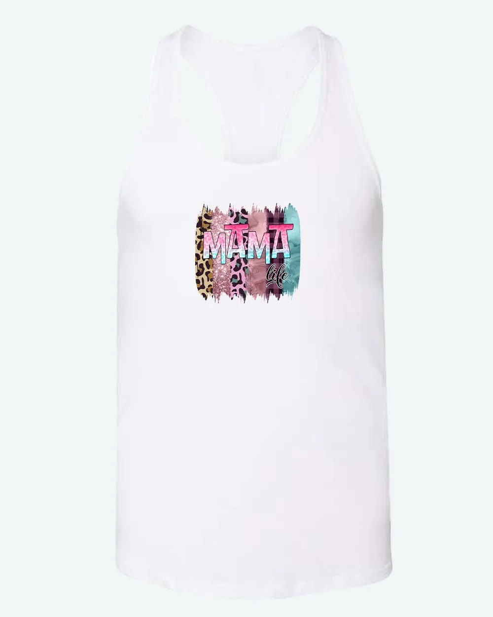 Mama colorful cheetah tank top