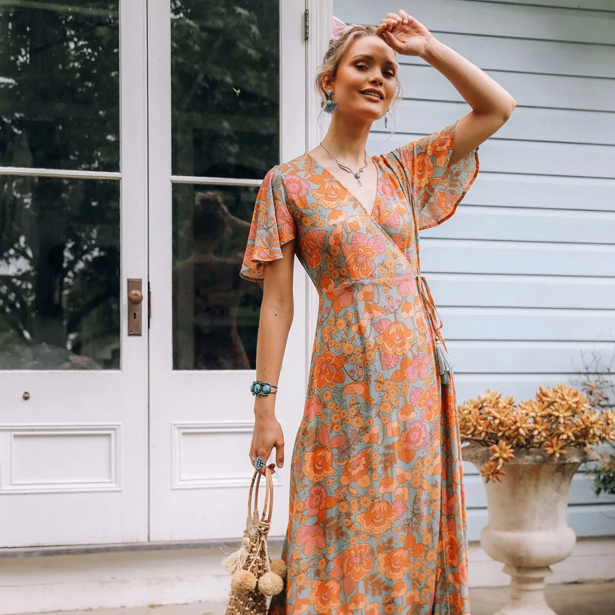 Mango Wrap Dress
