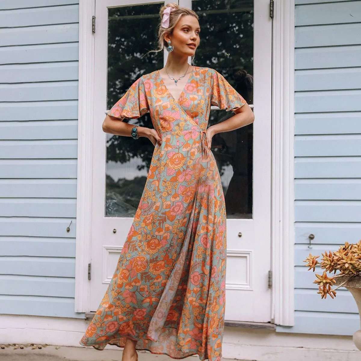 Mango Wrap Dress