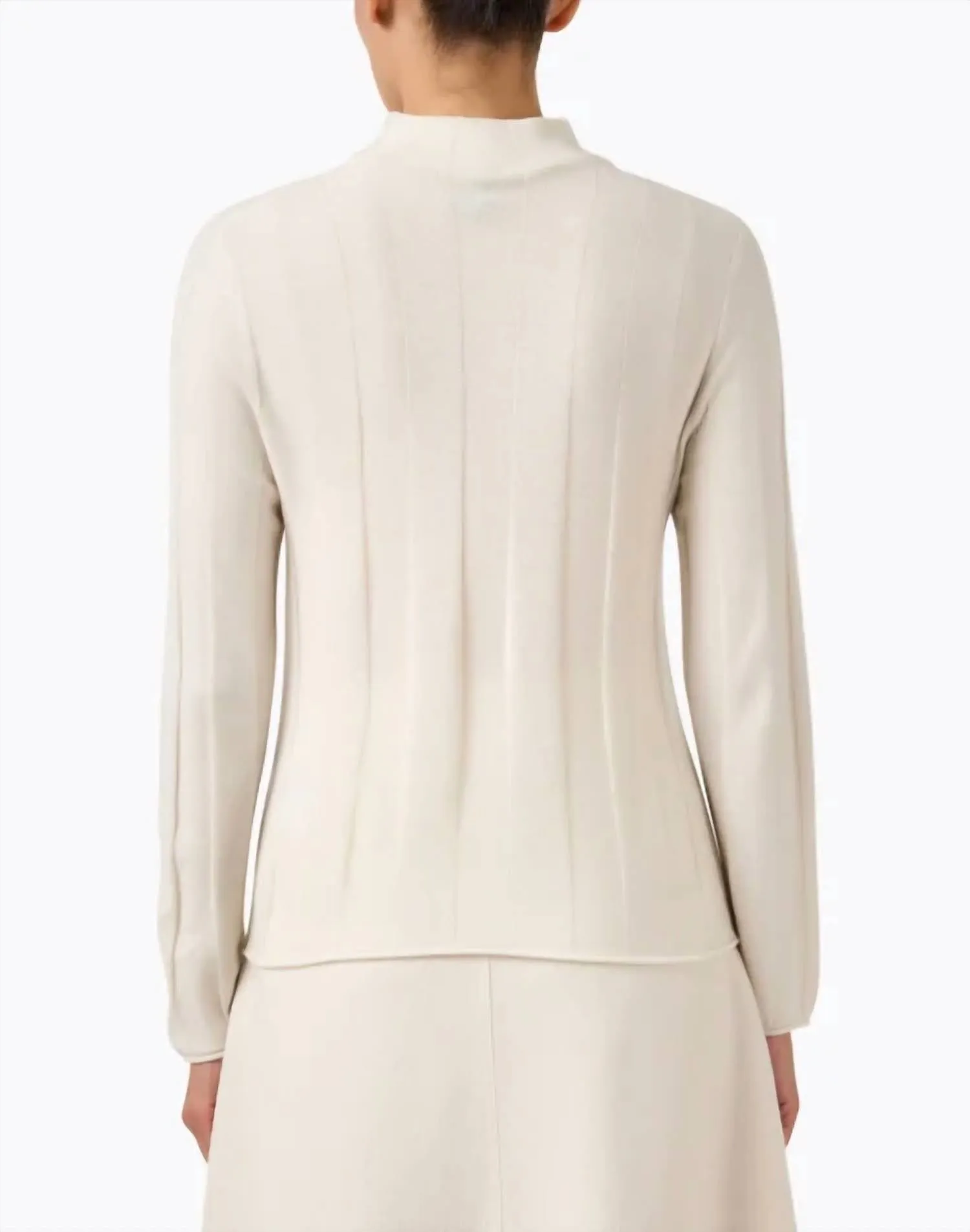Marc Cain - Wool Cashmere Mock Neck Top
