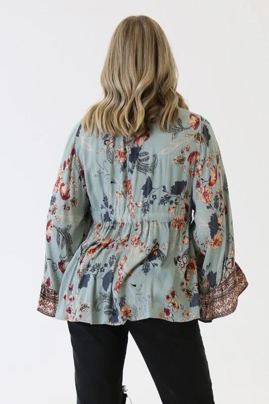 MARIGOLD BELL SLEEVE TOP