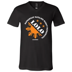 Matalino Mapagmahal Lolo Unisex Jersey V-Neck T-Shirt
