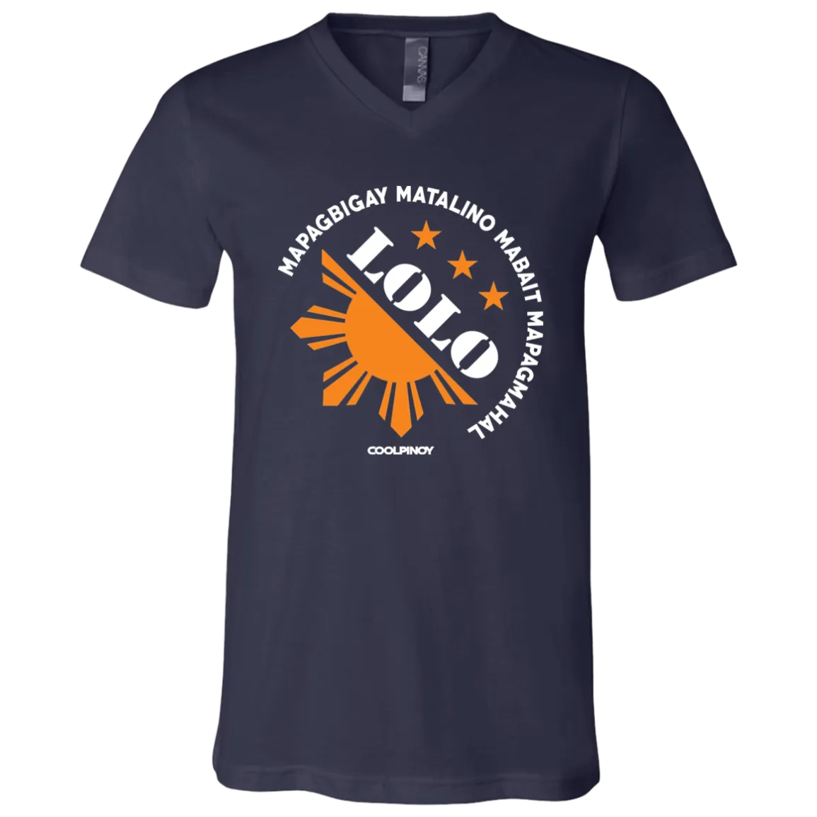Matalino Mapagmahal Lolo Unisex Jersey V-Neck T-Shirt