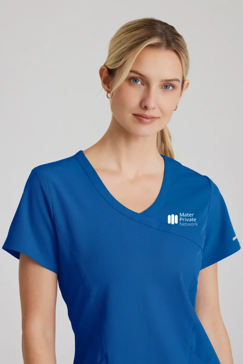 MATER PRIVATE NETWORK LOGO SKECHERS FEMALE RELIANCE 3-POCKET WRAP EFFECT TOP