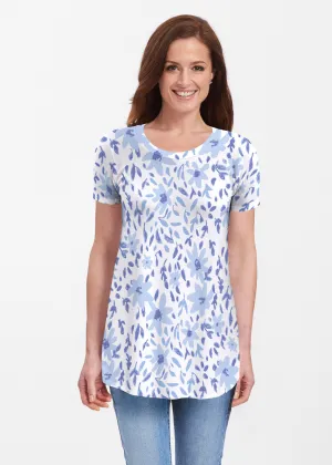 May Flowers (8027) ~ Short Sleeve Butterknit tunic