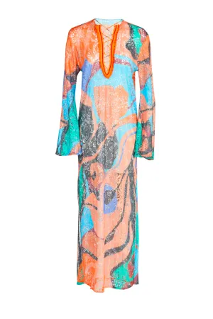 Mayfair Tunic | Pastel Multi Swirls