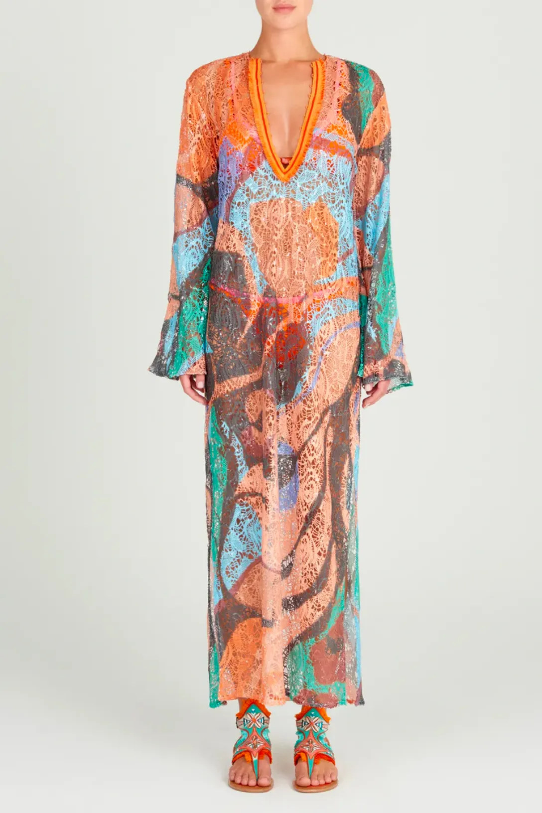 Mayfair Tunic | Pastel Multi Swirls