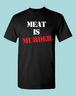Meat is Murder T-shirt, vegetarian T-shirt