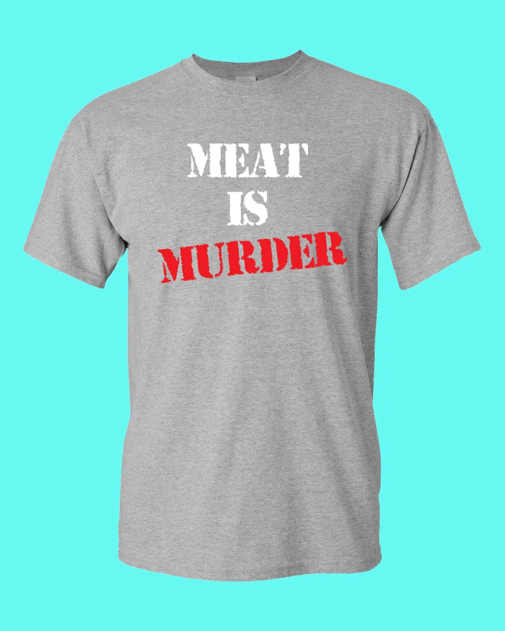 Meat is Murder T-shirt, vegetarian T-shirt