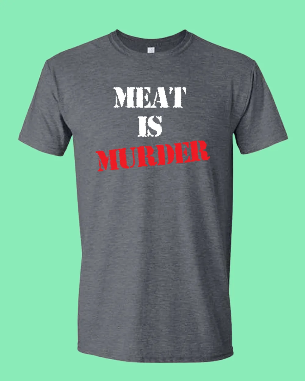 Meat is Murder T-shirt, vegetarian T-shirt