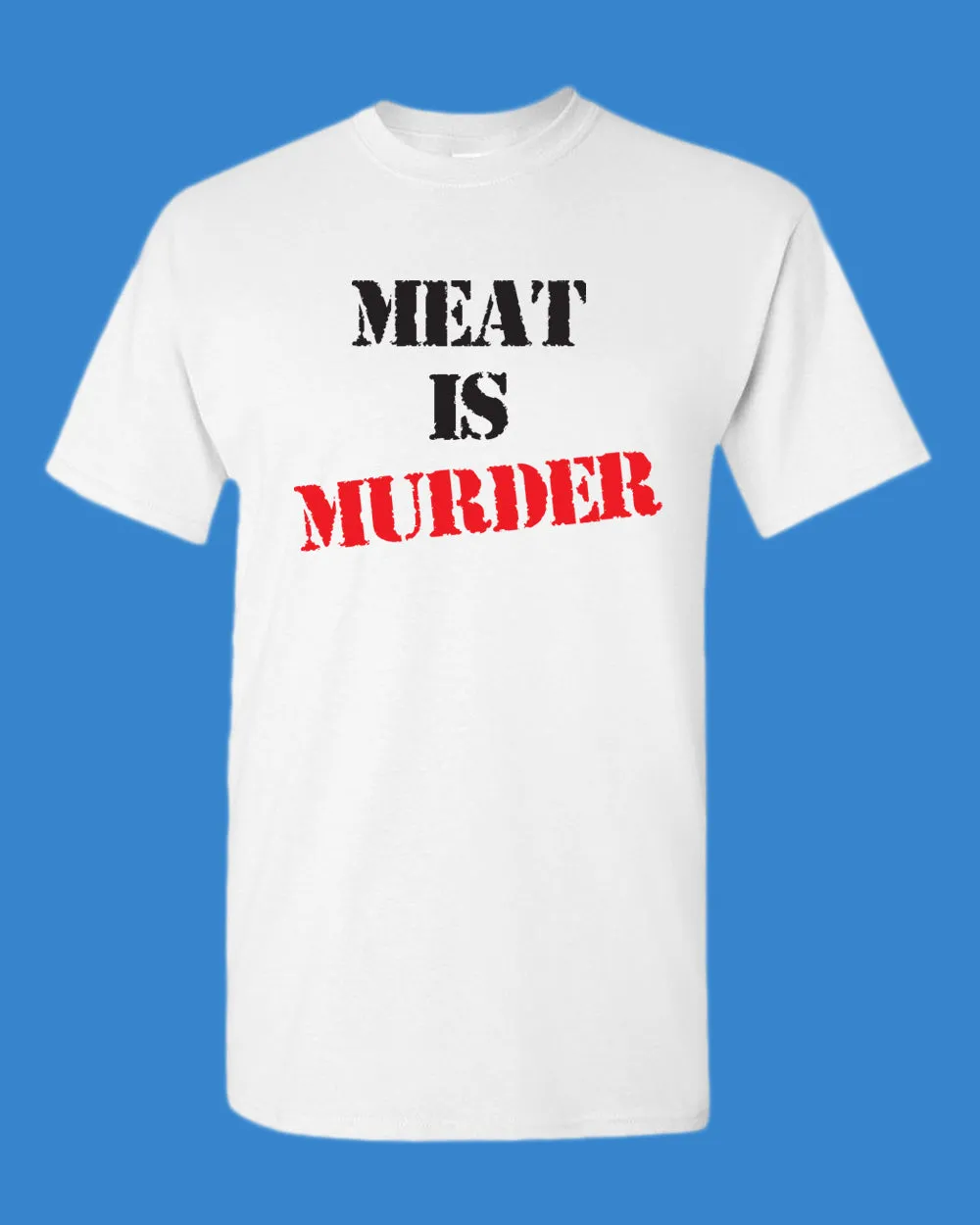 Meat is Murder T-shirt, vegetarian T-shirt