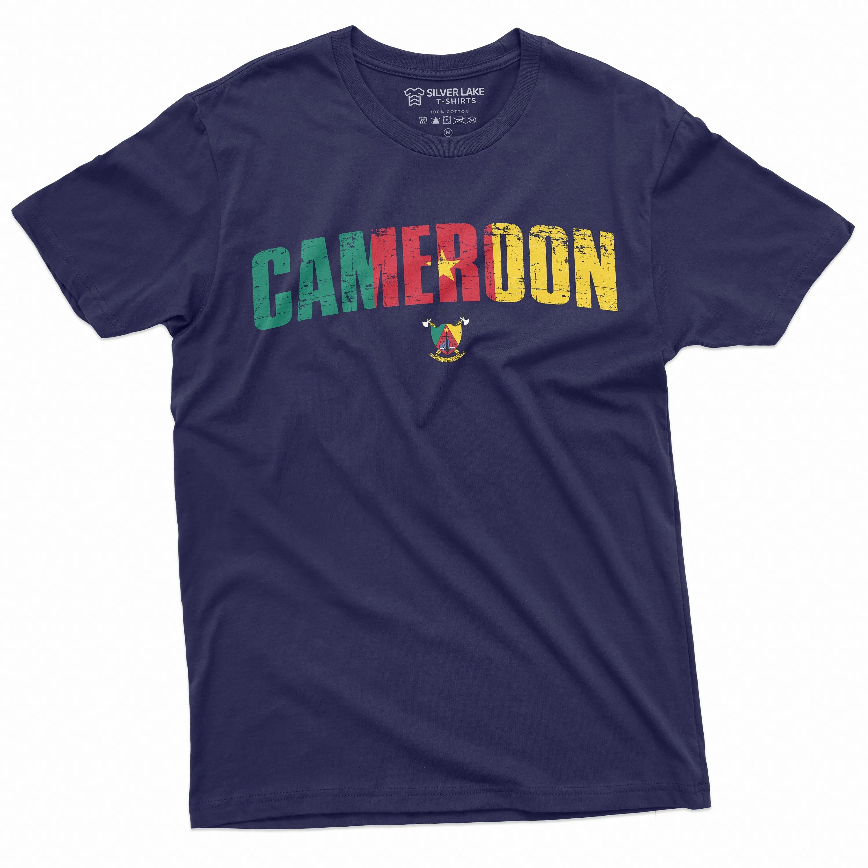 Men's Cameroon T-shirt République du Cameroun Nation Tee shirt Womens Unisex Tee Football Soccer Tee