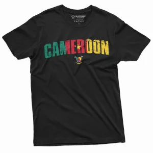 Men's Cameroon T-shirt République du Cameroun Nation Tee shirt Womens Unisex Tee Football Soccer Tee