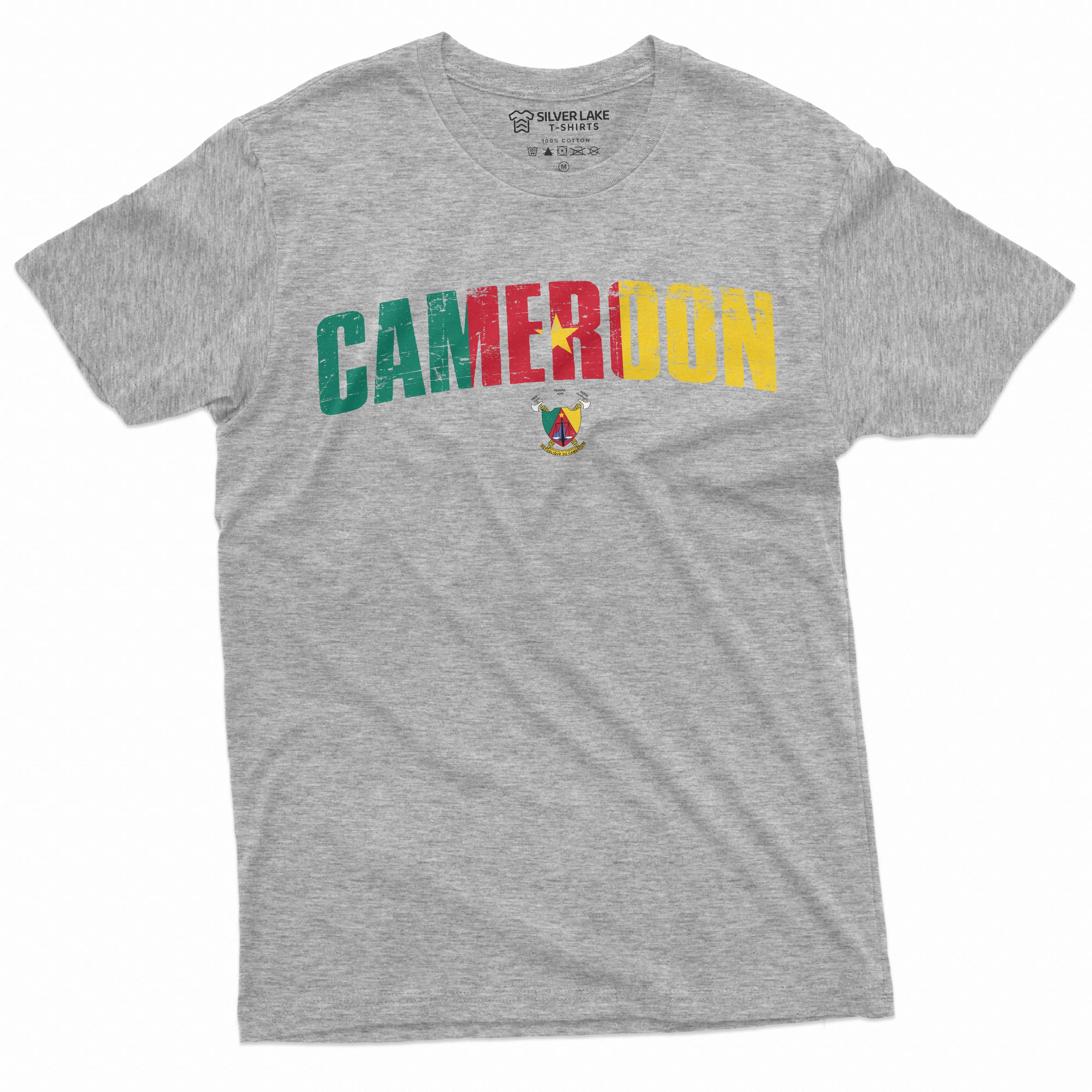 Men's Cameroon T-shirt République du Cameroun Nation Tee shirt Womens Unisex Tee Football Soccer Tee