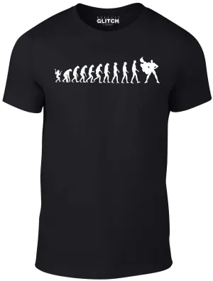 Men's Evolution of Superhero T-Shirt