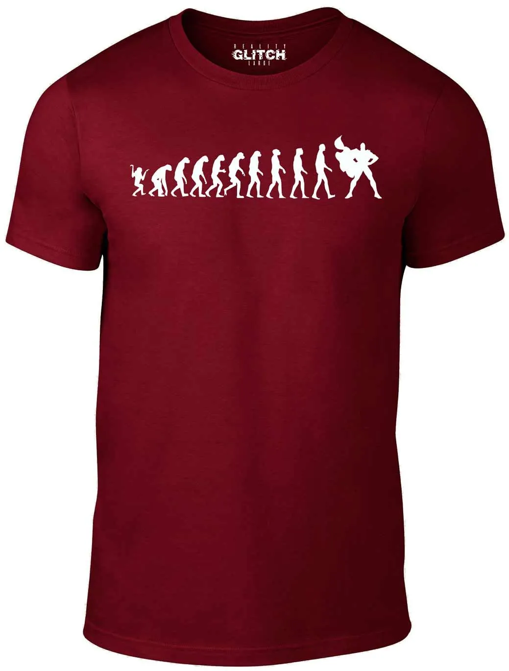 Men's Evolution of Superhero T-Shirt
