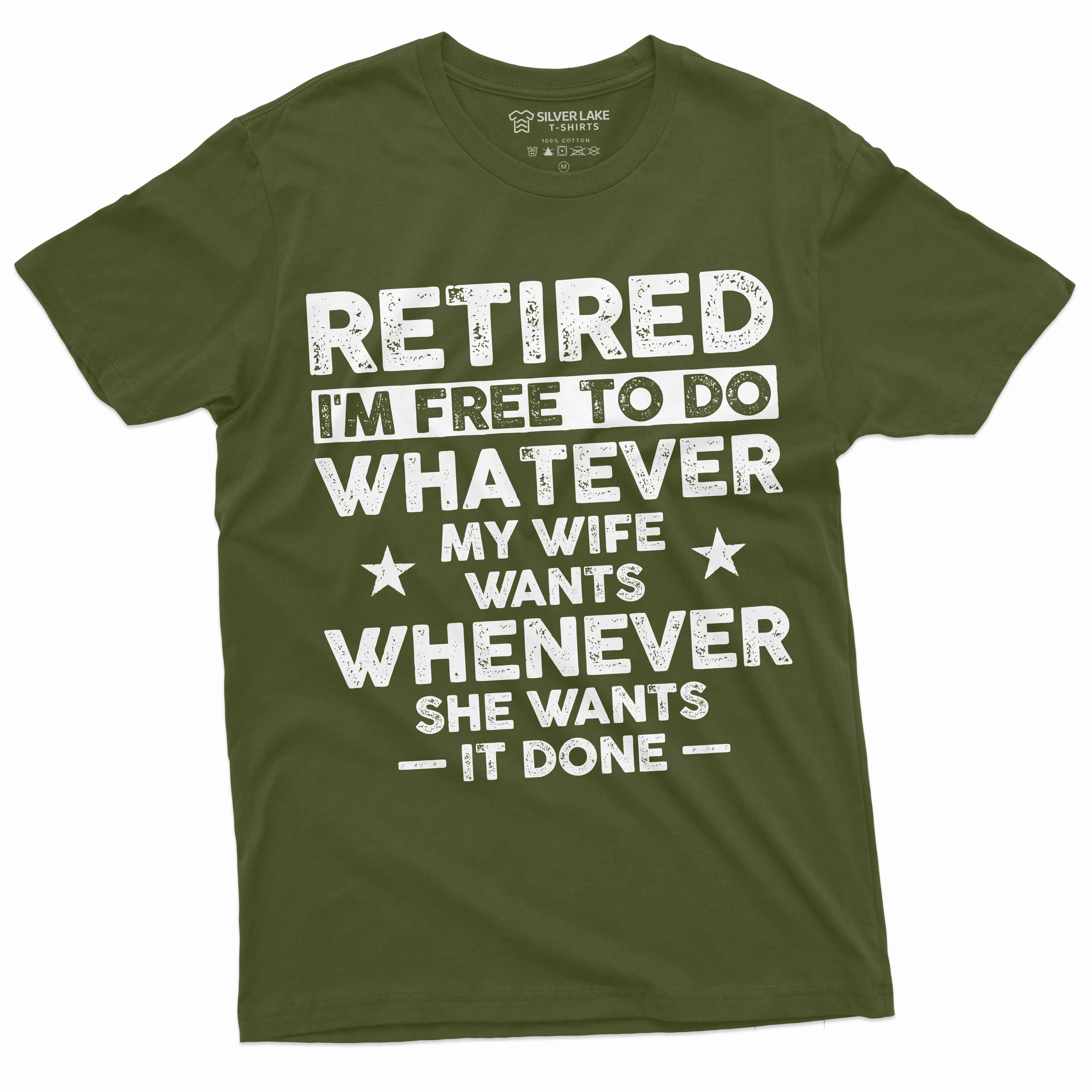 Men's funny retirement T-shirt Gift for husband retired hubby funny gift Christmas Birthday tee