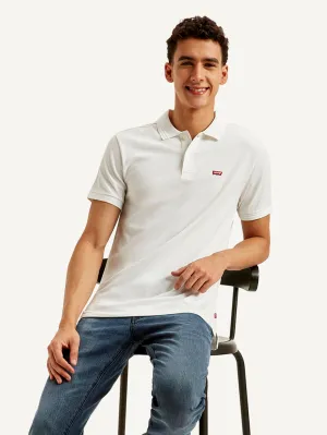 Men's Solid Slim Fit Polo T-shirt