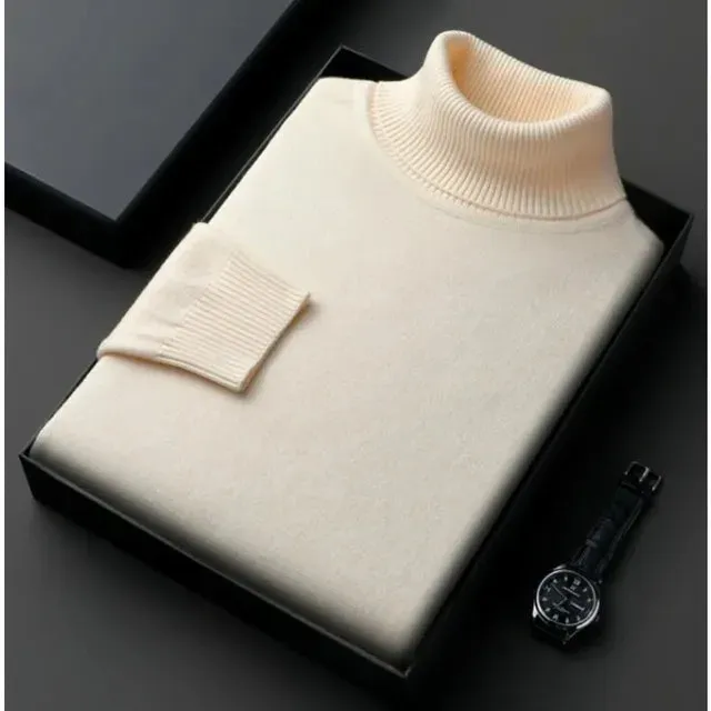 Men's Stylish Long Sleeve Turtleneck Sweater