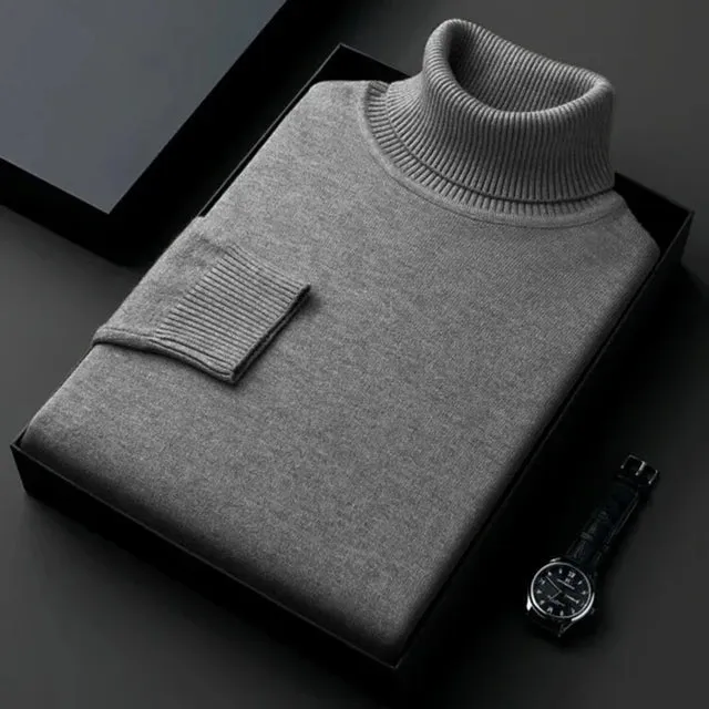 Men's Stylish Long Sleeve Turtleneck Sweater