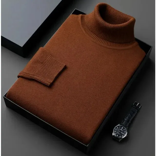 Men's Stylish Long Sleeve Turtleneck Sweater