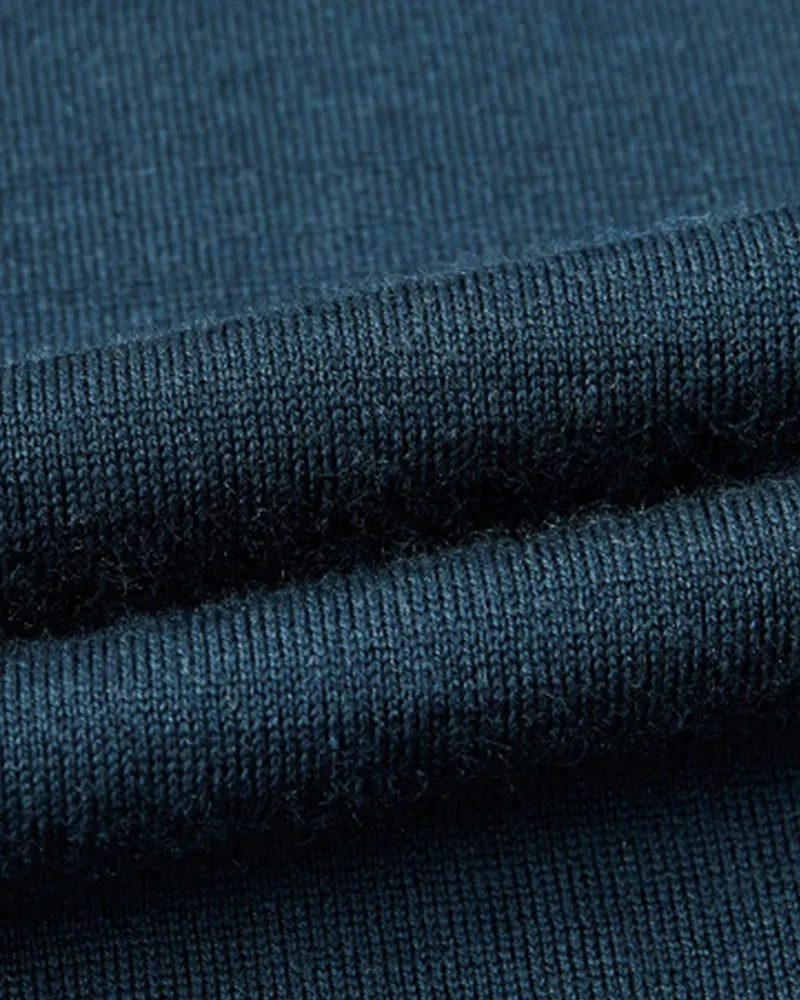 Men's Ultra Fine Merino Wool Mock Turtle Neck Jumper