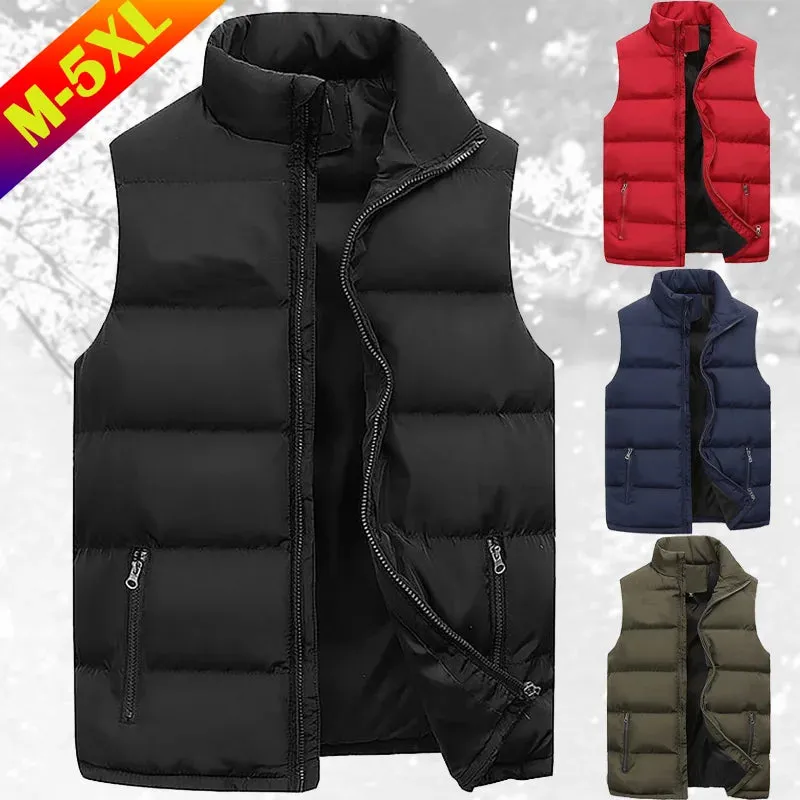 Men's Vest Jacket - Warm Sleeveless Jackets