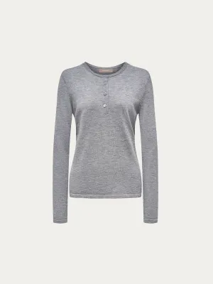 Merino henley jumper