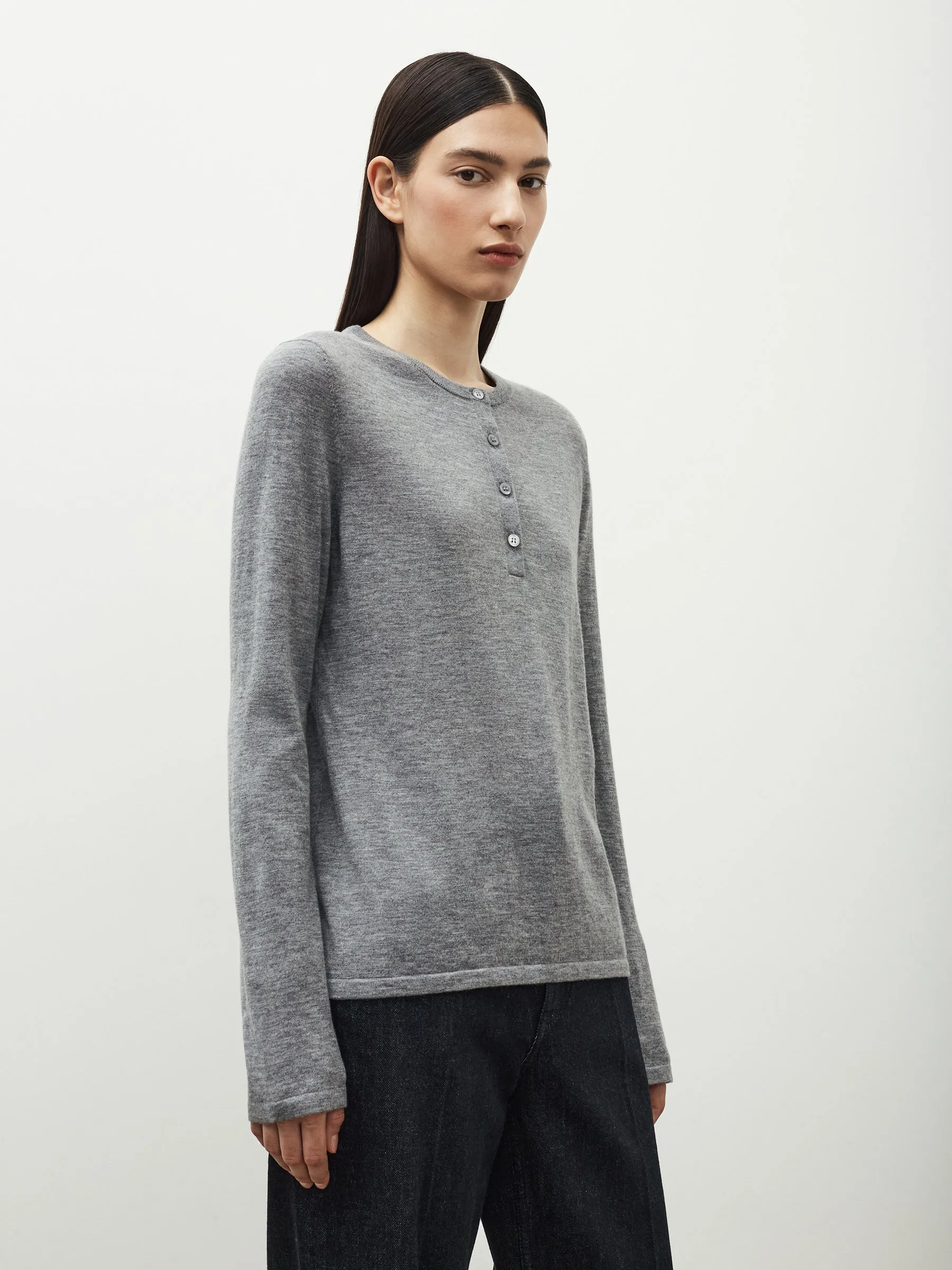 Merino henley jumper