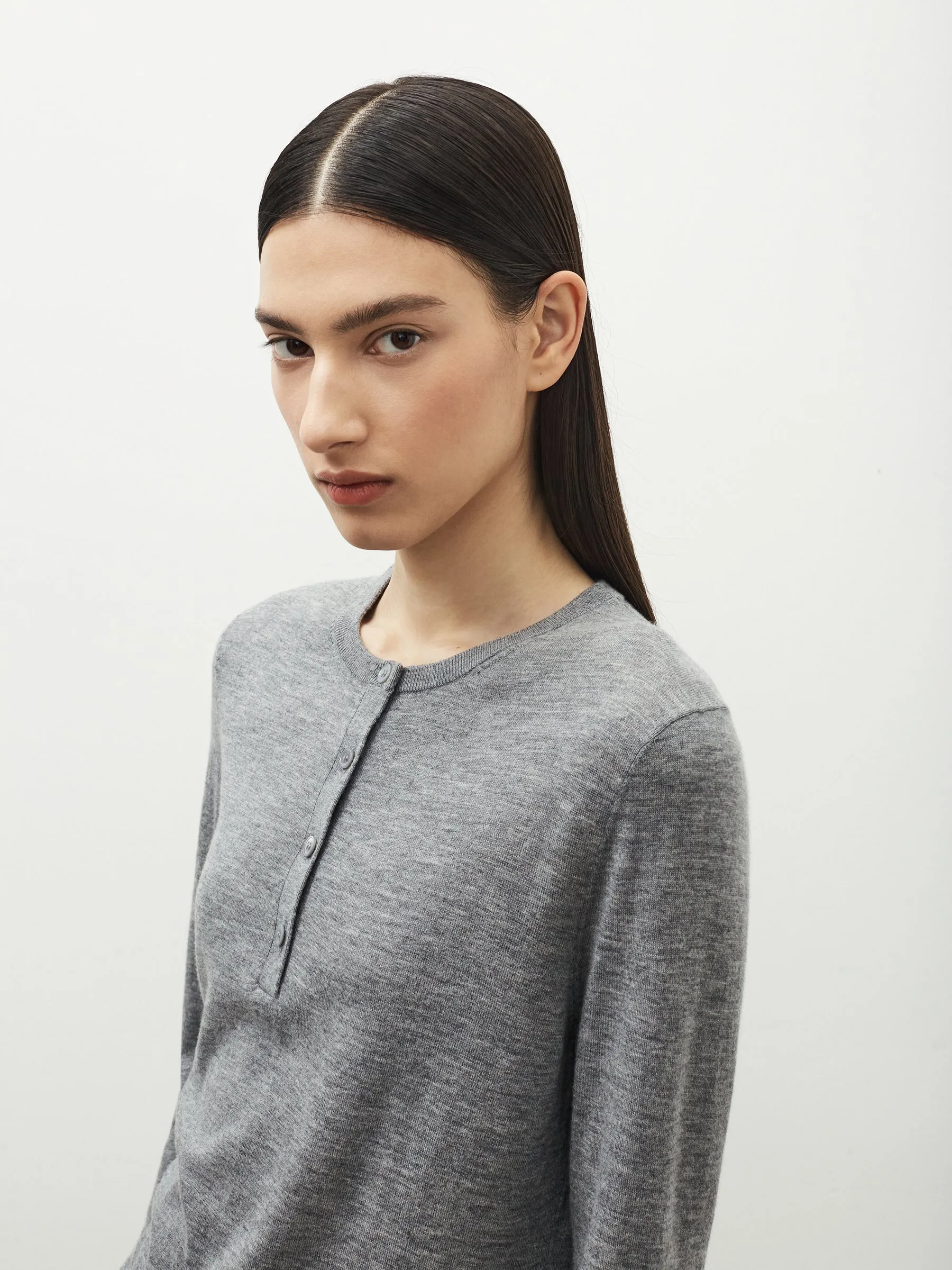 Merino henley jumper