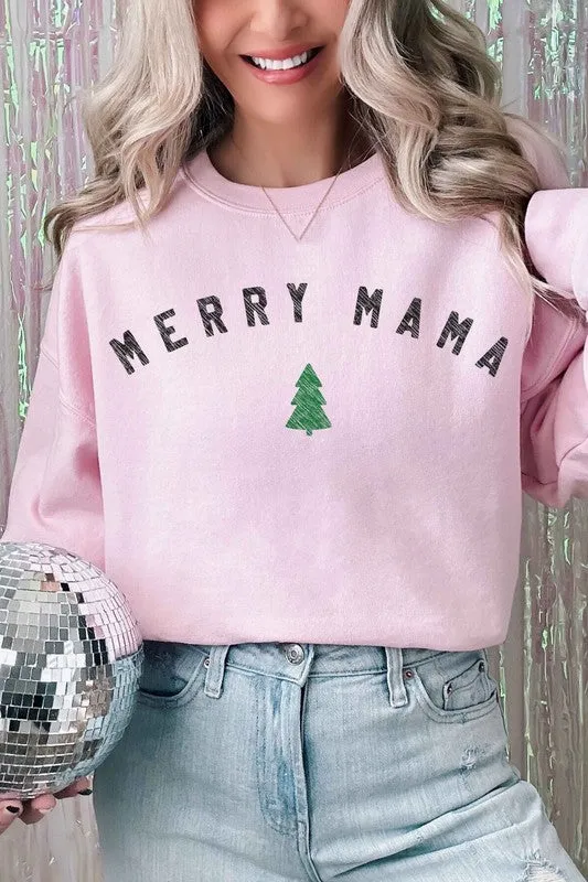 MERRY MAMA GRAPHIC SWEATSHIRT